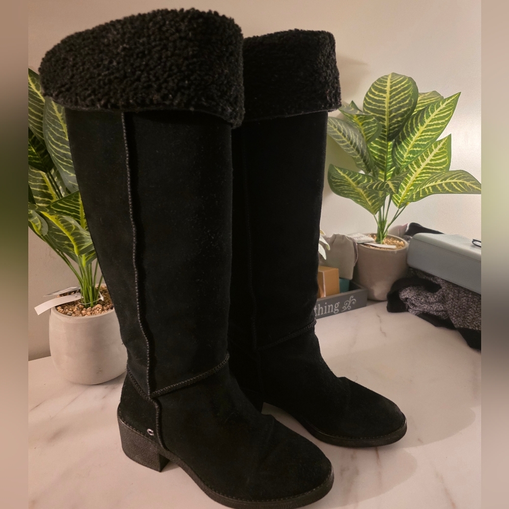 Coach Black Knee-High Boots